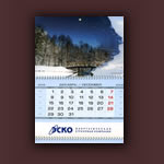 Wall business calendar 2009